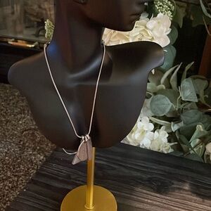 Treasure & Bond Triple Dog Tag Necklace with Adjustable Chain